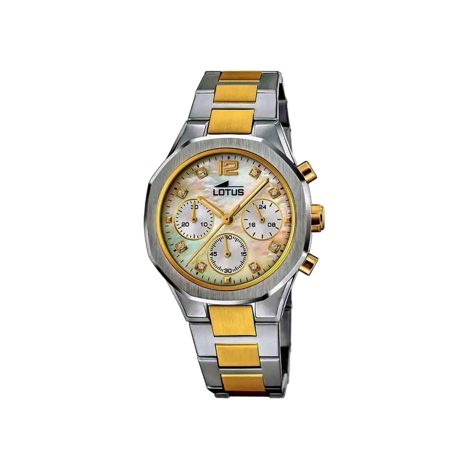 Lotus Excellent 18870_1-montre-bracelet-chronographe-bicolore-femmes
