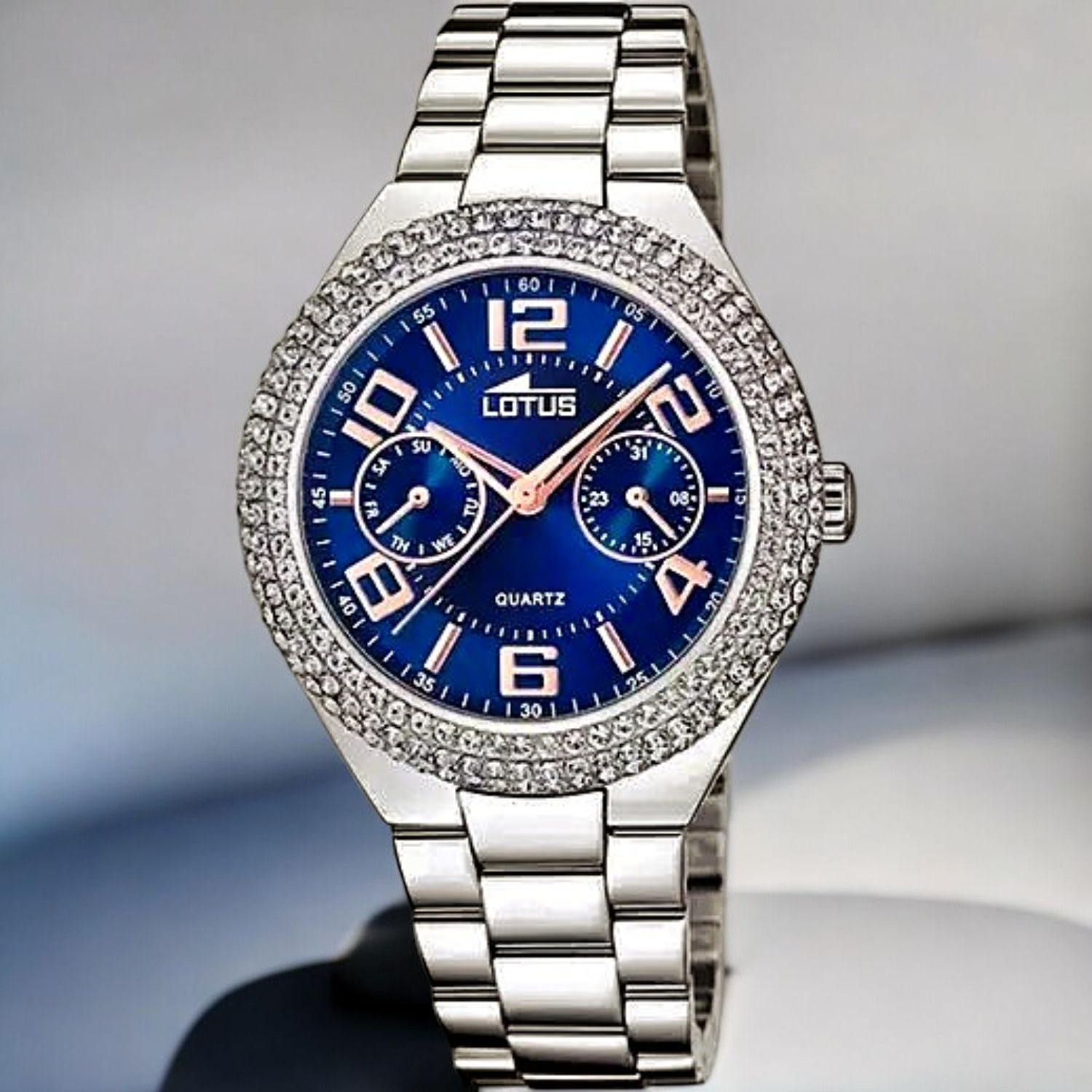 Lotus Bliss 18918_2-montre-bracelet-femme-acier-cadran-bleu-zircon