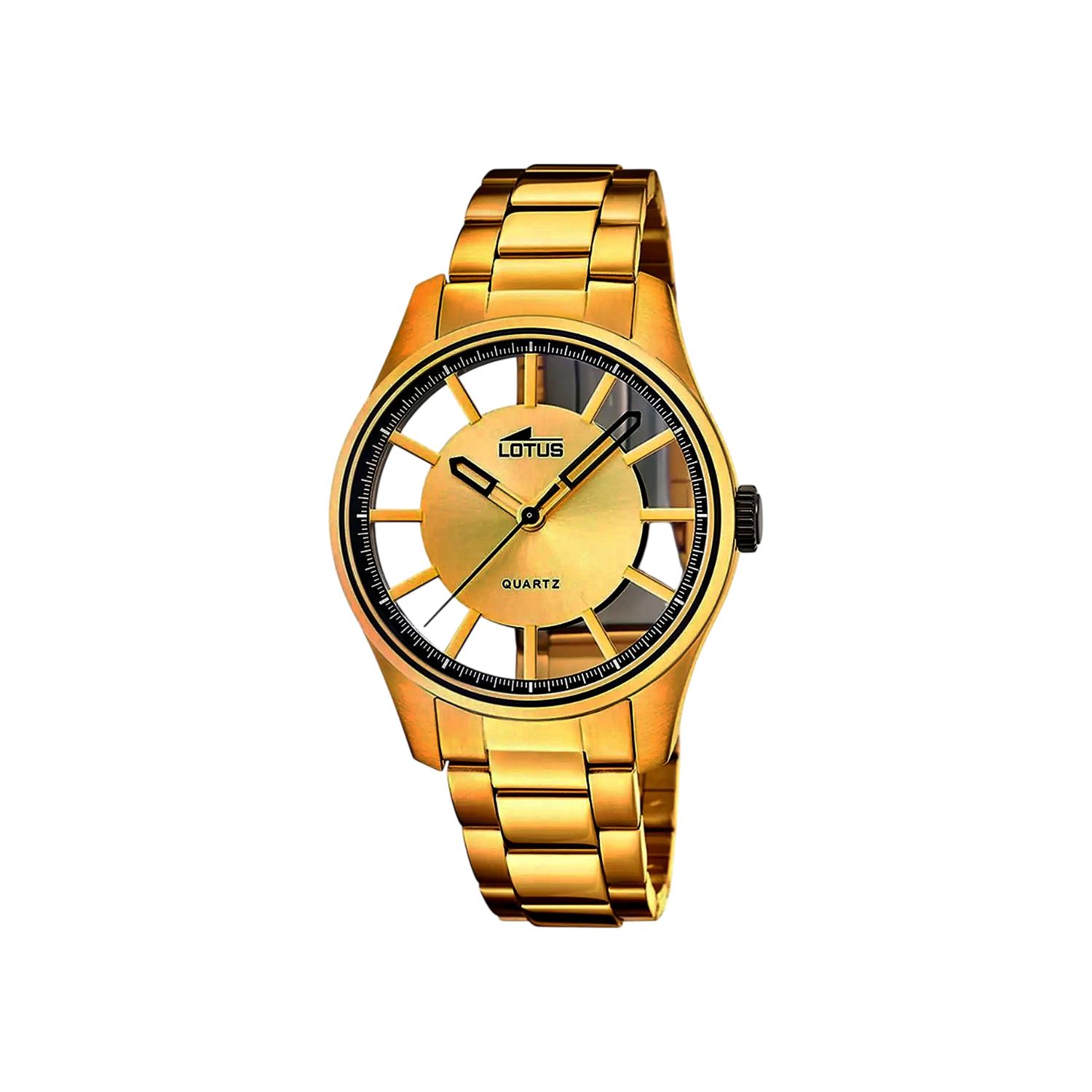 Lotus Minimalist 18903_1-montre-bracelet-transparente-dorée-homme