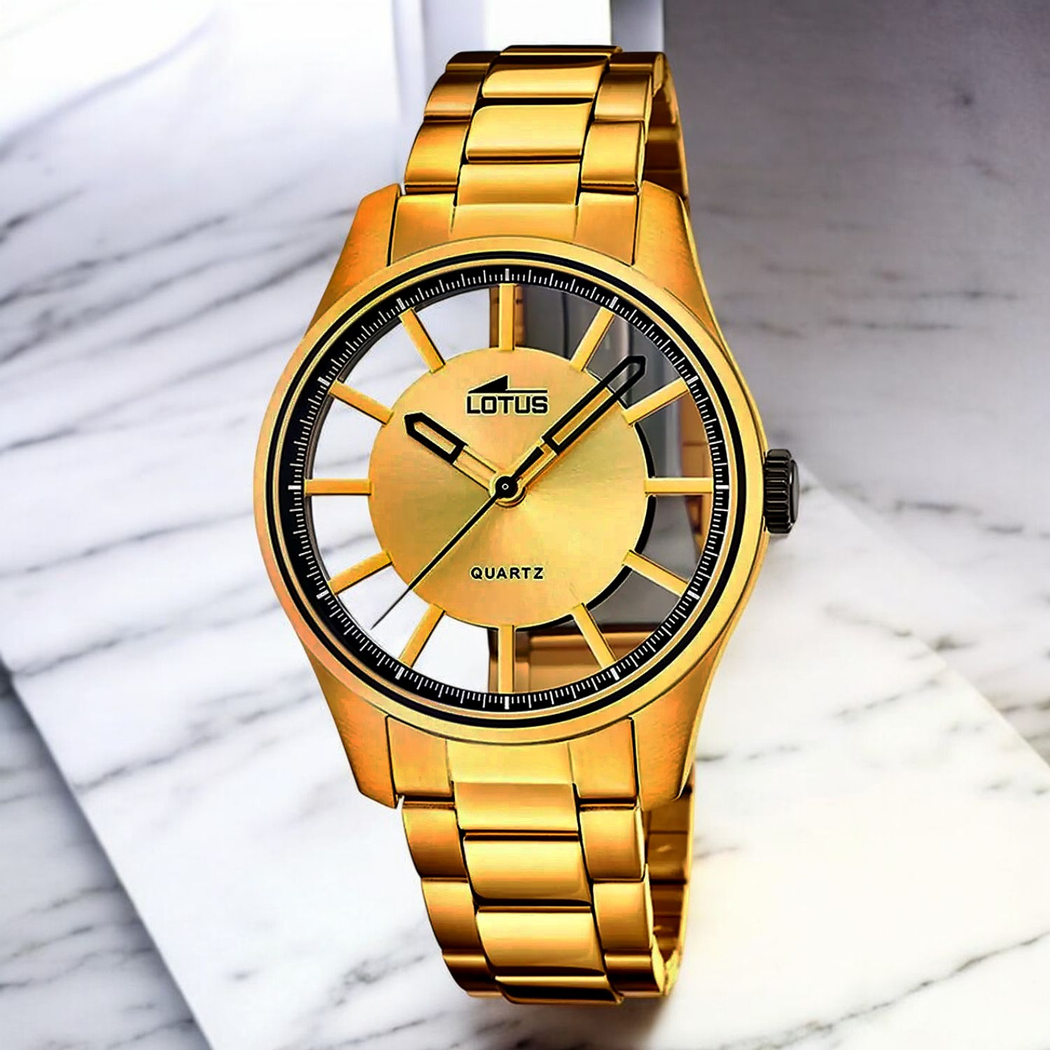 Lotus Minimalist 18903_1-montre-bracelet-homme-dorée-transparente
