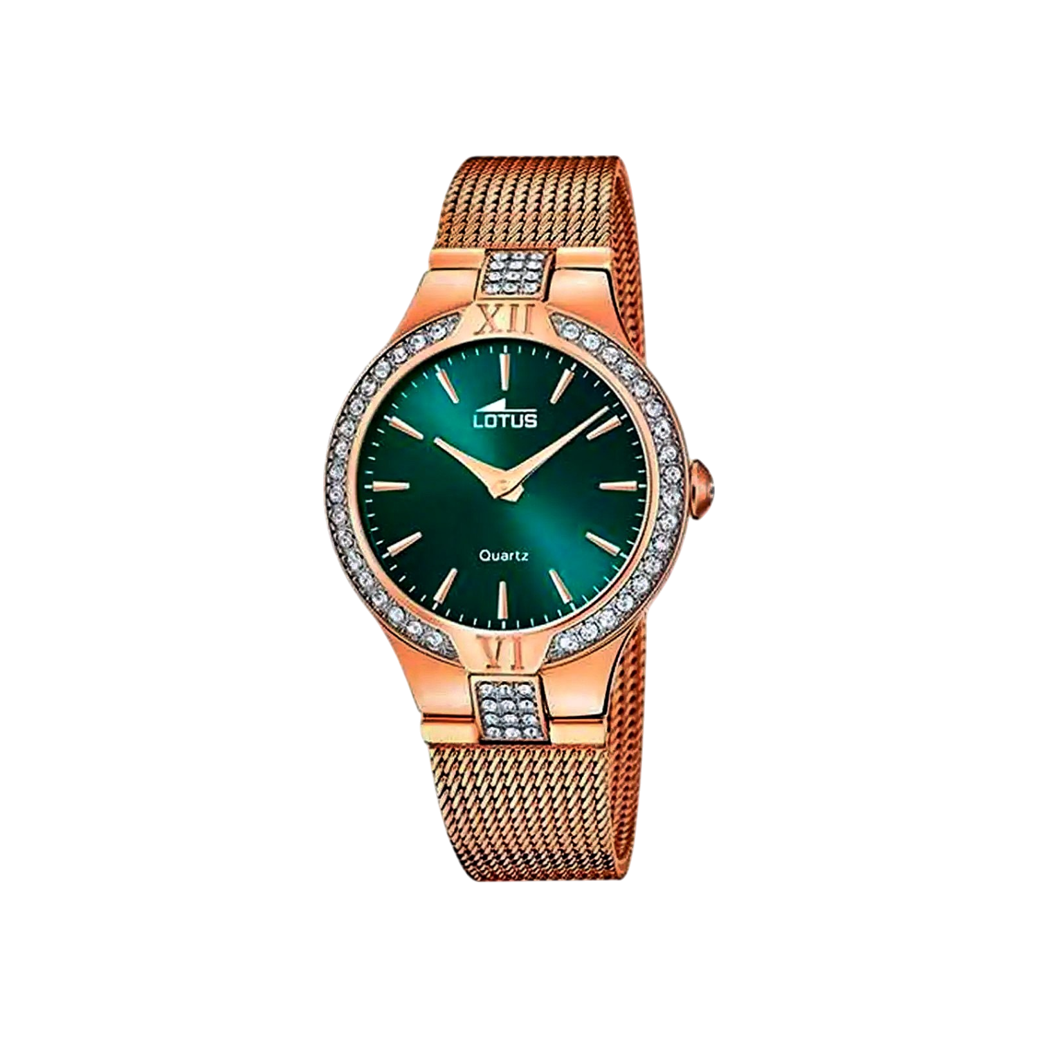Lotus Bliss 18896_1-montre-bracelet-femme-cadran-vert-plaqué-or-rose