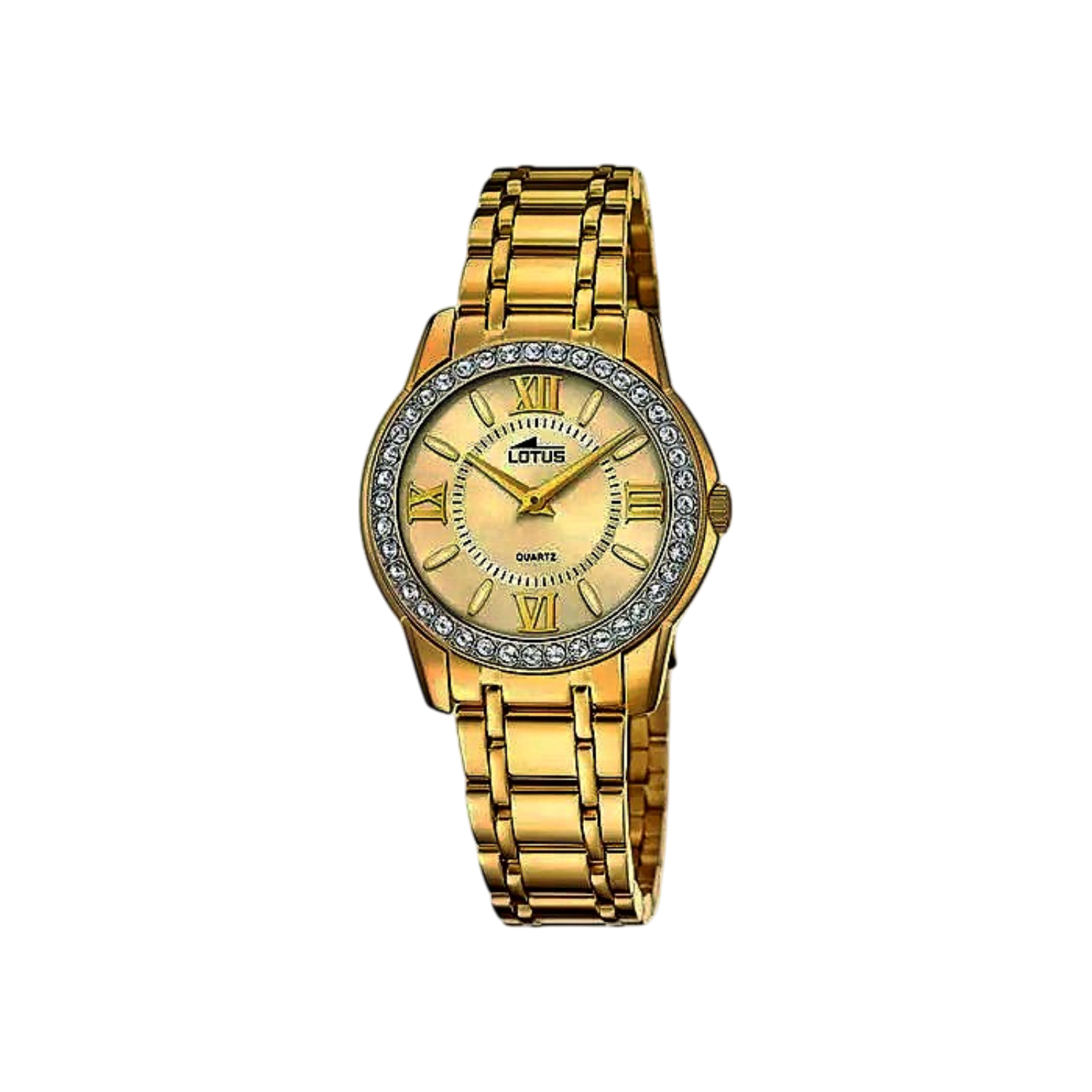 Lotus Bliss 18888_2-montre-femme-plaqué-or-cadran-champagne-zircons
