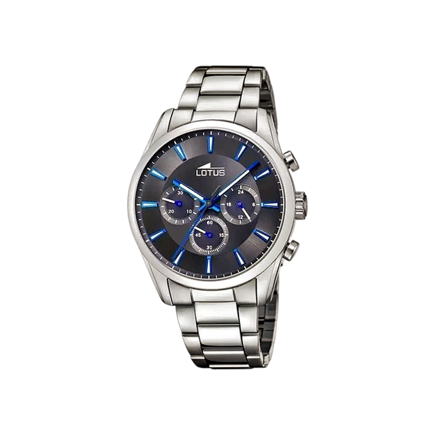 montre-homme-Lotus Chronograph 18922_2-cadran-gris-anthracite