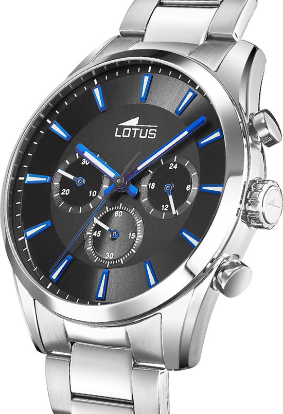 Lotus Chronograph 18922_2-montre-homme-cadran-gris-index-bleu