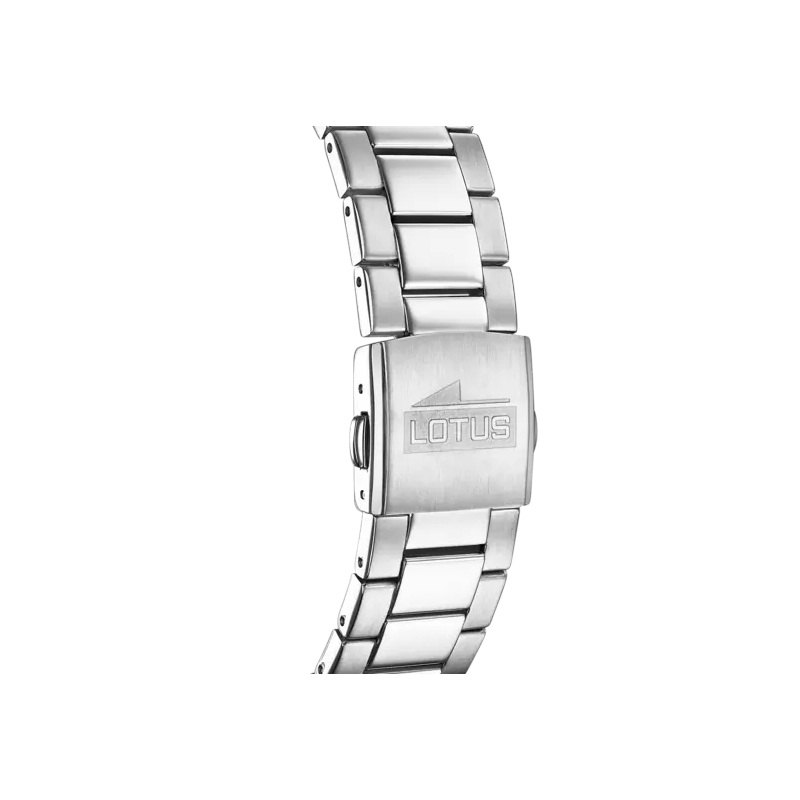 bracelet-montre-Lotus Chronograph 18850_1-cadran-blanc-aiguilles-bleu