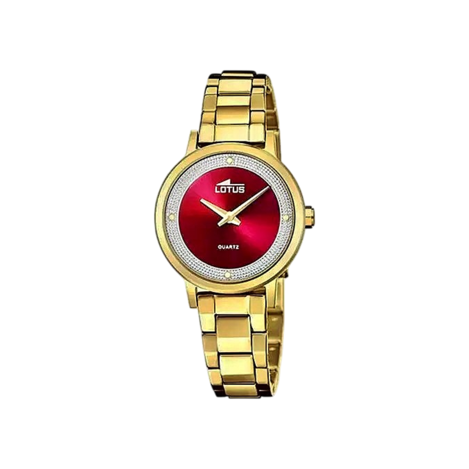 Lotus Trendy 18893_2-montre-femme-plaqué-or-cadran-rouge