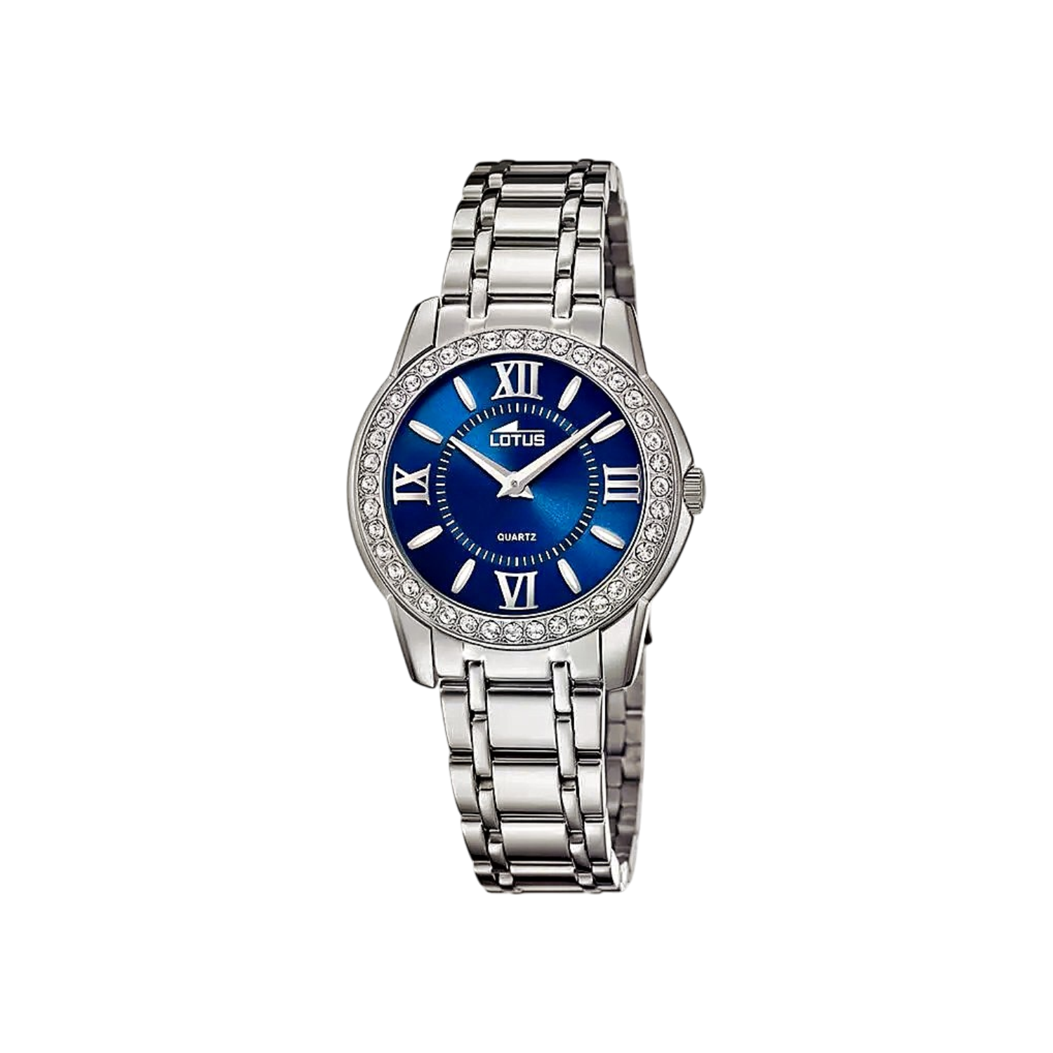 Montre Lotus 18594/2 Pour Femme - Boîtier Acier Inoxydable Gris, Bracelet Acier, Cadran Bleu - 7