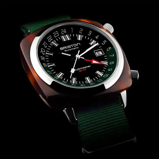 montre-automatique-Briston-Clubmaster-Traveler-GMT-acetate-bracelet-vert-anglais-19842_SA_T_1_NBG