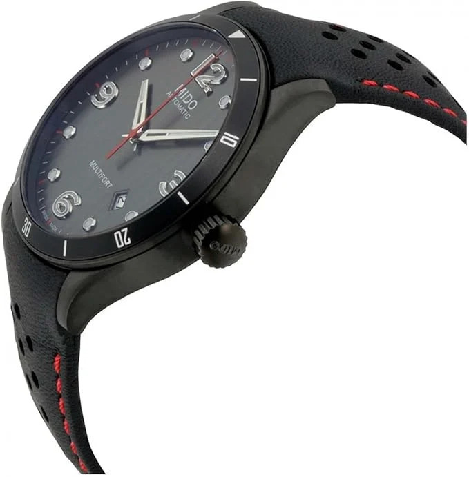 montre-homme-automatique-mido-multifort-aluminium-bezel-bracelet-cuir-noir-M0254073606100