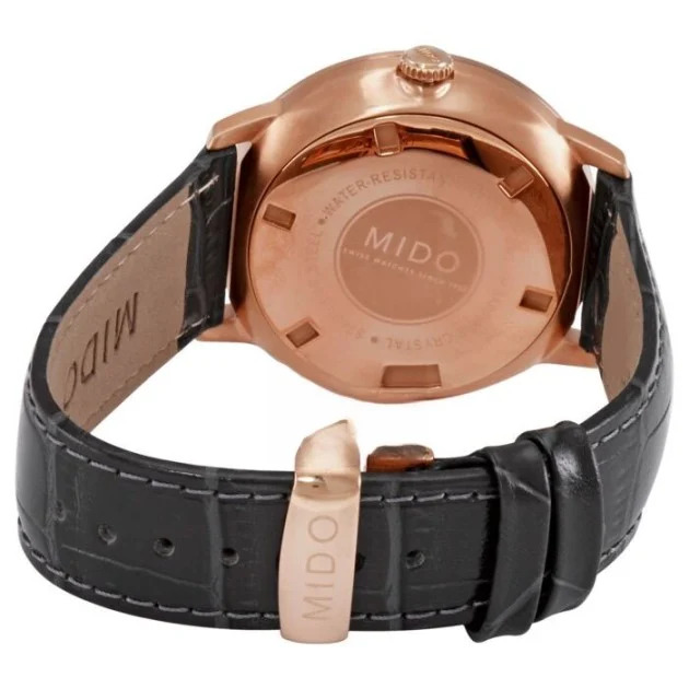 bracelet-cuir-noir-montre-automatique-homme-mido-commander II-M0164303606180
