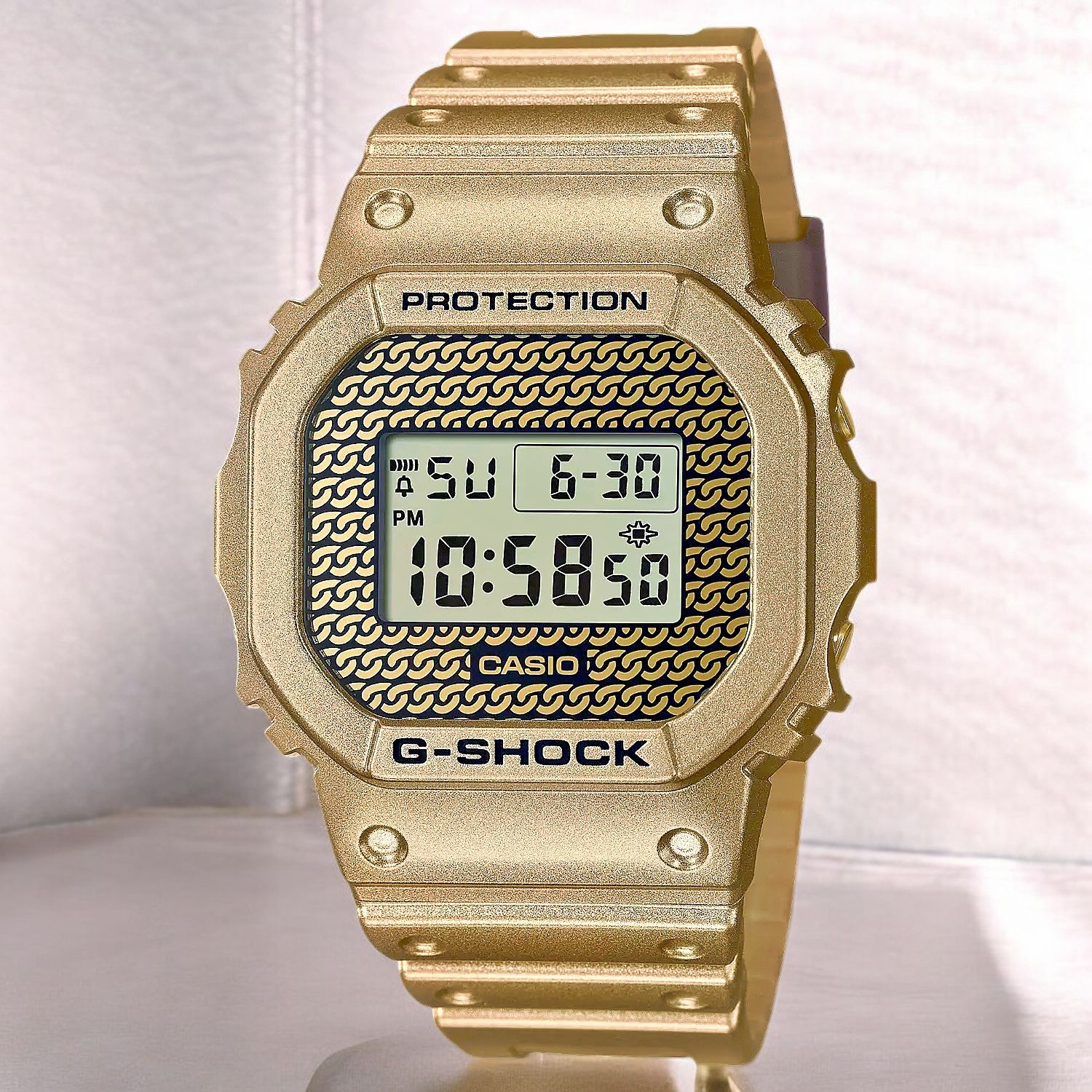 Casio-G-Shock-dwe-5600hg-1er-montre-digitale-homme-bracelet-silicone-doré