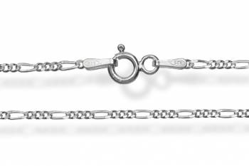 chaîne-argent-925-maillon-type-figaro-45-cm-pendentif