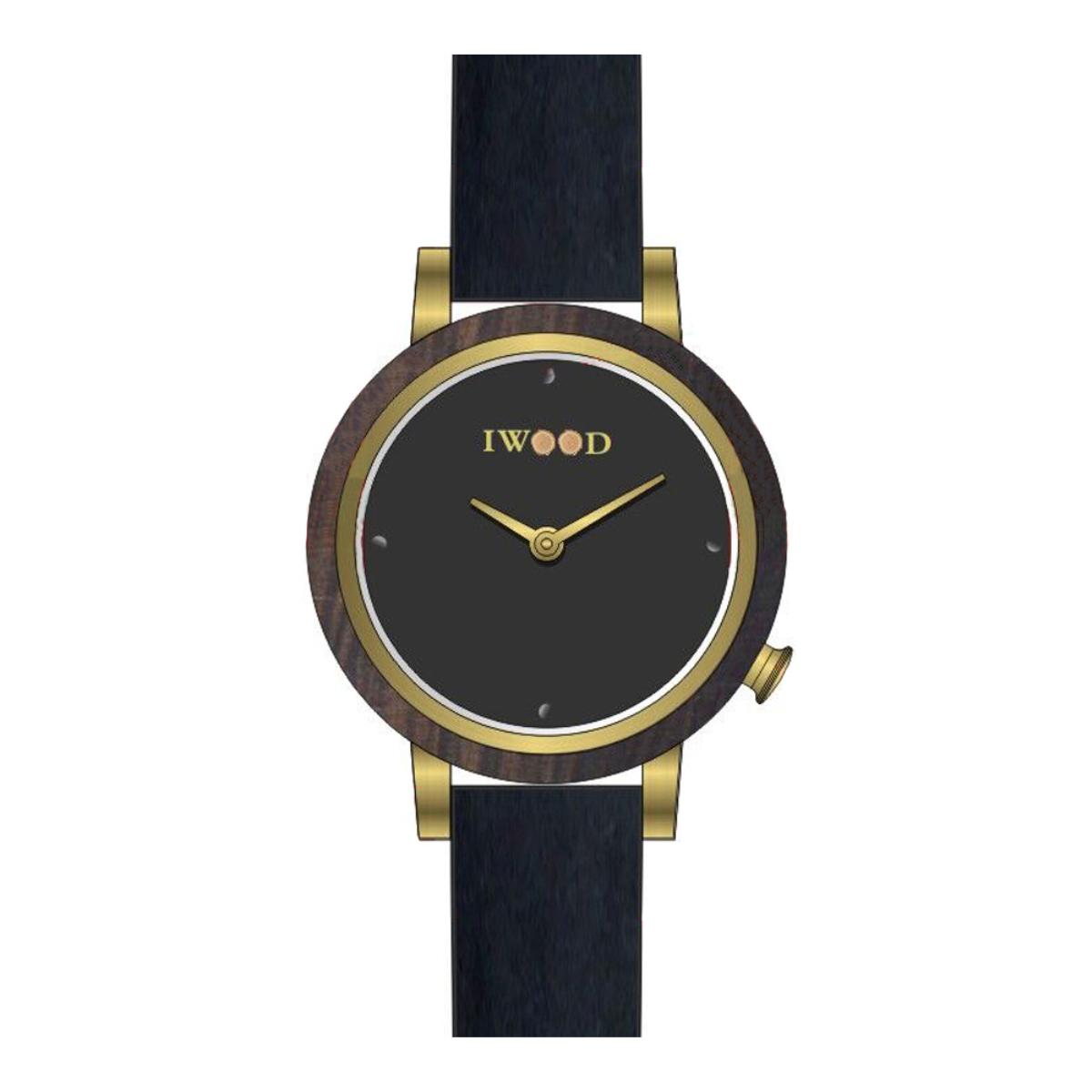montre-bracelet-cuir-femme-iwood-quartz-lunette-bois-santal1-IW18443001
