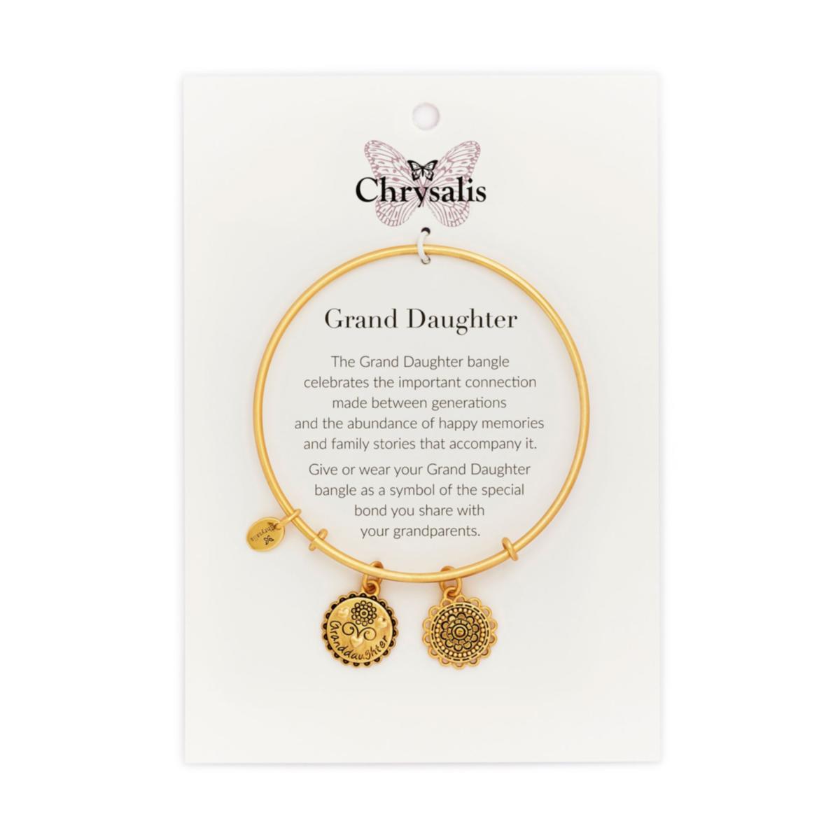 jonc-bracelet-chrysalis-friends-family-granddaugther-laiton-plaqué-or-jaune