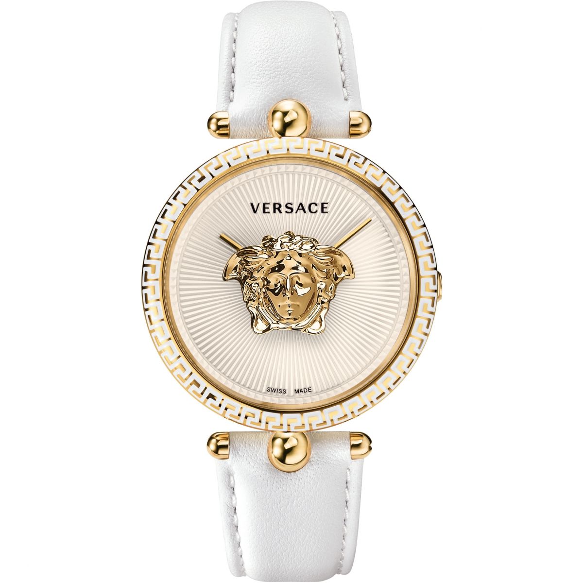 Montre Femme Versace Palazzo Empire acier cuir Montre Femme Versace Palazzo Empire acier cuir