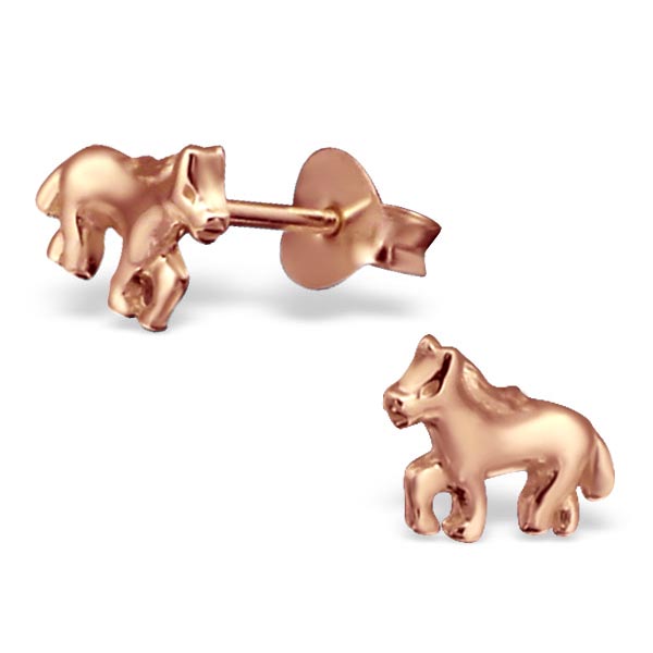 boucle-oreille-cheval-chevaux-enfant-argent-925-plaque-or-rose