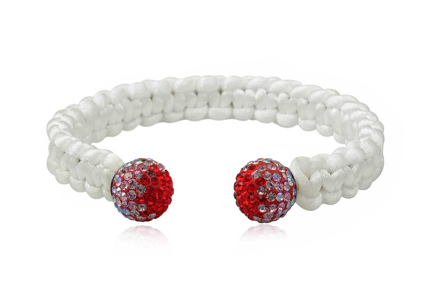 bracelet-jonc-homme-femme-mixte-soie-blanche-argent-925-cristal-preciosa-rouge