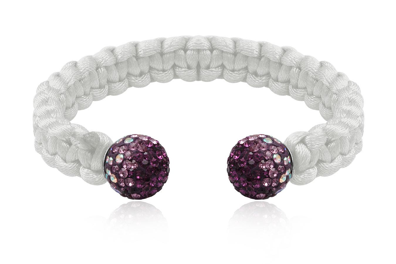 jonc-bracelet-soie-femme-homme-mixte-blanc-argent-925-cristal-preciosa-violet