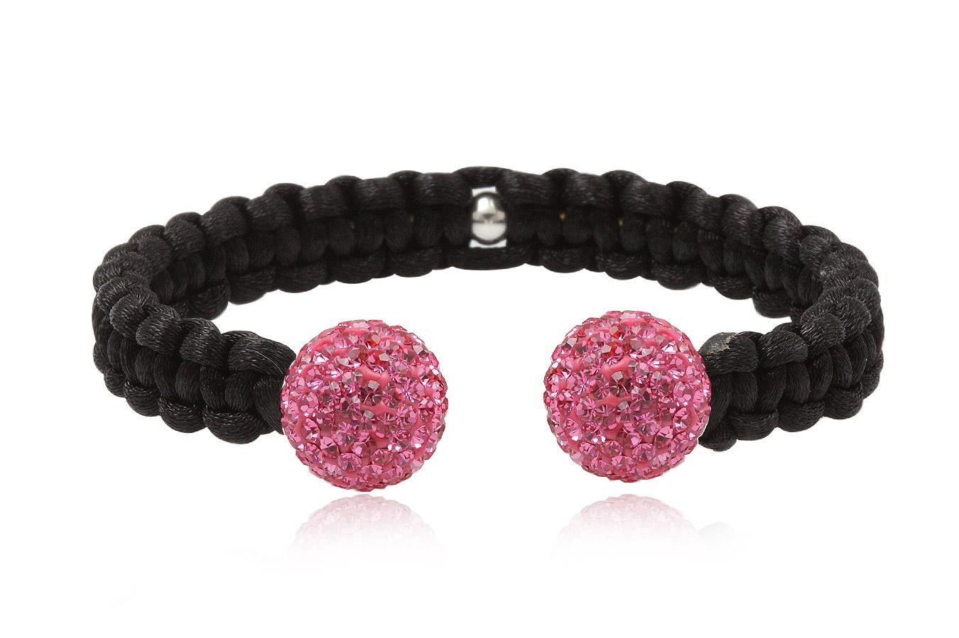 jonc-bracelet-soie-femme-noir-bille-argent-cristal-preciosa-rose-14