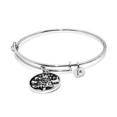 bracelet-jonc-femme-chrysalis-fir-tree-wonderland-laiton-plaqué-rhodium