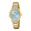 Lotus Bliss 18911_4-montre-femme-acier-doré-strass-cadran-bleu-ciel
