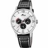 Lotus Multifunction 18832_1-montre-bracelet-cuir-noir-homme-cadran-gris