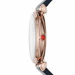 montre-emporio-armani-femme-AR11224-bracelet-cuir-bleu-ronde-nacre