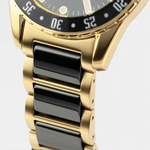 montre-bracelet-femmes-Jacques Lemans Liverpool 42-12G-acier-céramique-noir
