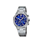 montre-bracelet-femme-cadran-bleu-Lotus Excellent 18869_2-acier