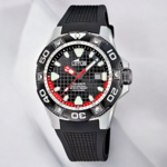 Lotus Diver 18927_4-montre-acier-bracelet-caoutchouc-noir-homme