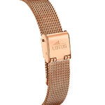 bracelet-montre-femme-maille-milanaise-Lotus Bliss 18896_1-plaqué-or-rose-cadran-vert