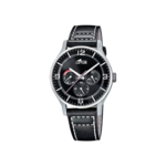 Lotus Multifunction 18832_3-montre-cadran-noir-bracelet-cuir-noir-homme