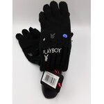 Gants-Noirs-Chauds-Playboy-Paillettes-Sequins-Femmes