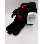 Gants-Noirs-Acrylique-Chauds-Playboy-Paillettes-Femmes