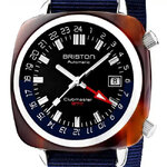 montre-automatique-Briston-Clubmaster-Traveler-GMT-acetate-bleu-19842-SA-T-9-NNB