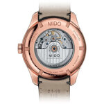 montre-automatique-Mido Belluna II Sunray-homme-bracelet-cuir-marron-M0246303606100