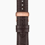 bracelet-cuir-marron-Mido Belluna II Sunray-montre-automatique-homme-M0246303606100