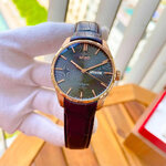 M0246303606100-Mido Belluna II Sunray-montre-automatique-homme-bracelet-cuir-marron