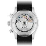 montre-chronographe-automatique-homme-Mido-Multifort-Aluminium-Bezel-bracelet-cuir-noir-M0256271606100
