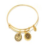 jonc-bracelet-chrysalis-friends-family-granddaughter-laiton-plaqué-or-jaune