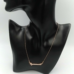 collier-gymnaste-femme-argent-925-plaqué-or-rose-45-cm