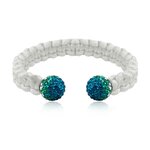 bracelet-jonc-homme-mixte-femme-soie-blanche-argent-925-cristal-preciosa-bleu-vert