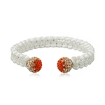 jonc-bracelet-soie-blanche-mixte-femme-homme-argent-925-cristal-preciosa-orange