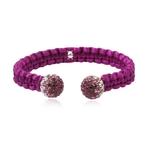 bracelet-jonc-femme-soie-violette-bille-argent-cristal-preciosa-violet