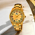 Lotus Bliss 18902_2-montre-femme-plaqué-or-cristaux-cadran-champagne