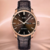 Mido Belluna II Sunray-montre-automatique-homme-bracelet-cuir-cadran-marron-M0246303629100