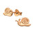 boucle-oreille-escargot-argent-925-plaqué-or-rose-enfant-fille