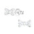 boucle-oreille-nœud-papillon-enfant-argent-925-oxyde-zirconium-blanc