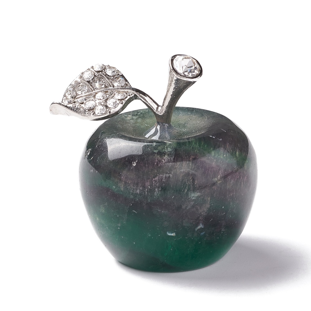 Pomme fluorine en pierre naturelle
