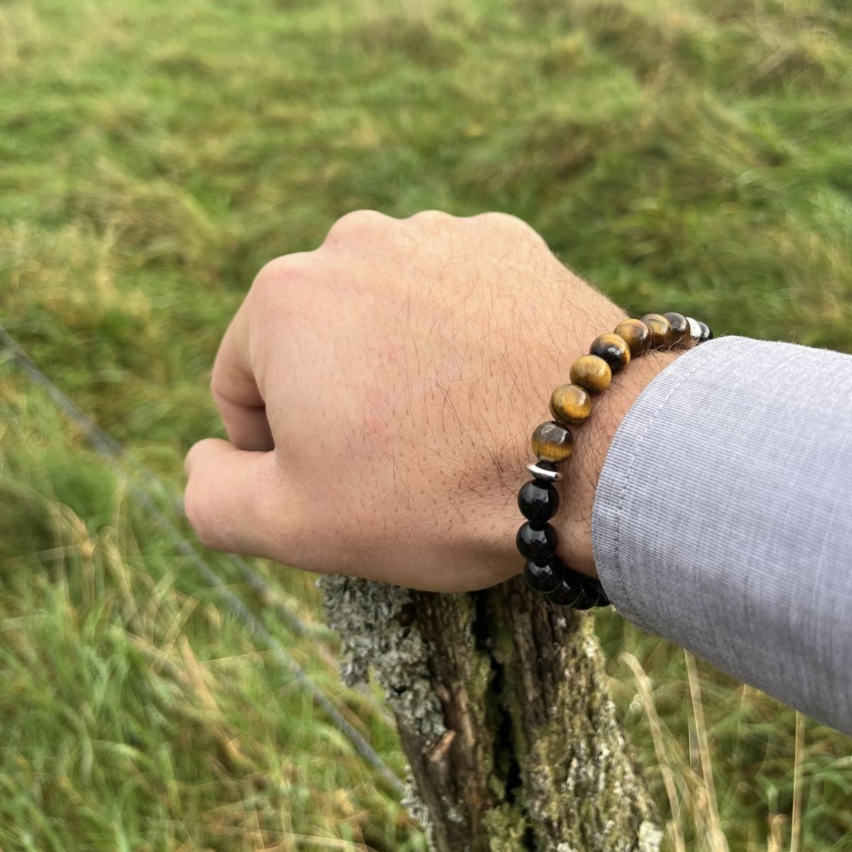 BRACELET-HOMME-ASTRO-GEMEAUX-PIERRES-DU-MONDE-VOSGES